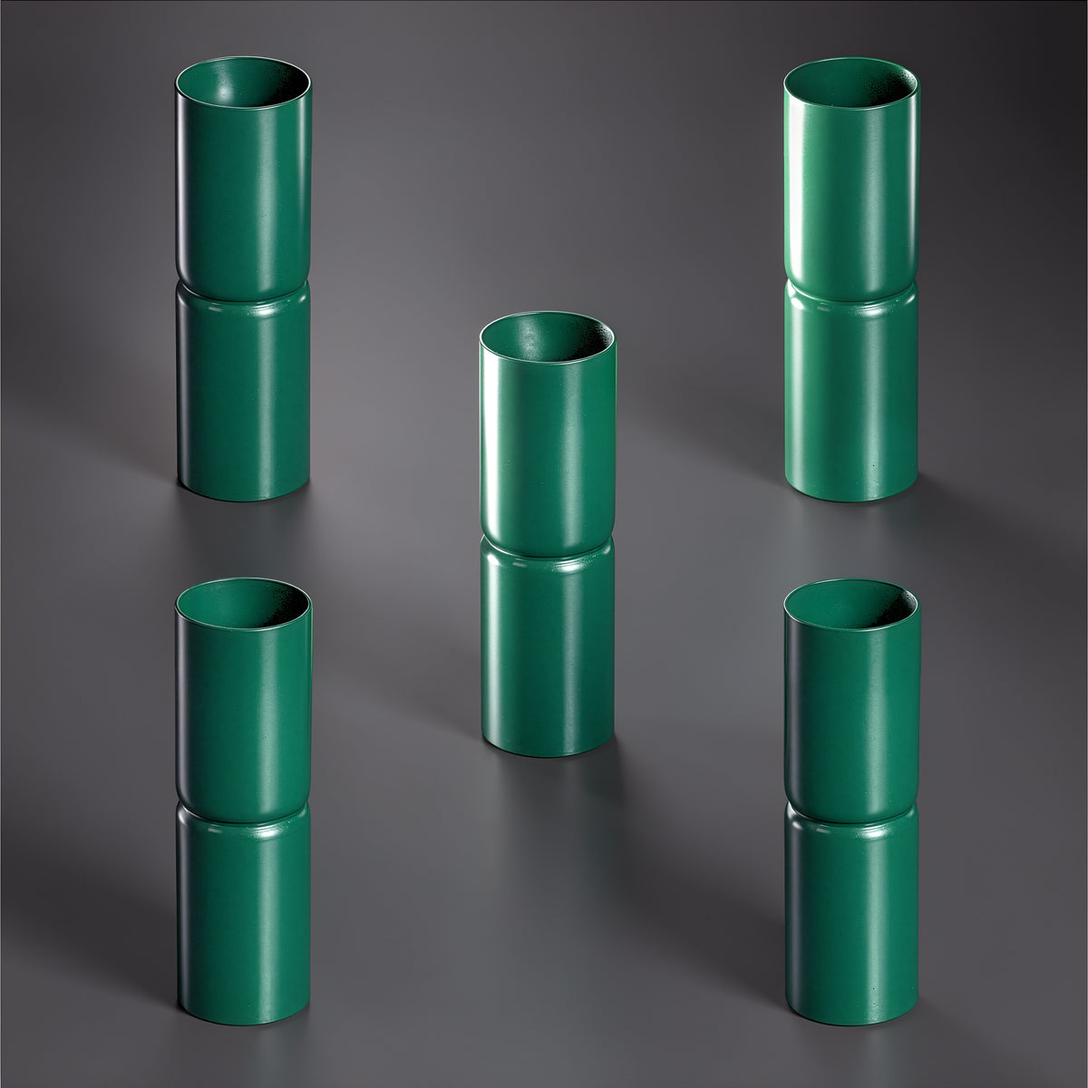 Manguito de riel superior de alta resistencia verde de 1-5/8", piezas para cercas de malla ciclónica, multiopciones