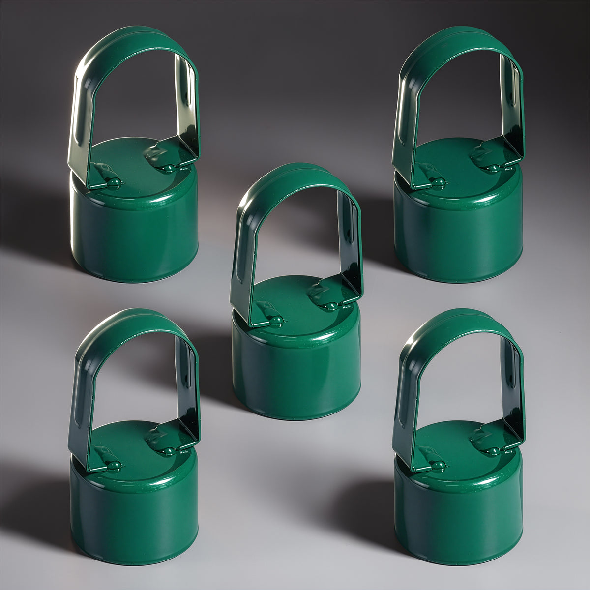 Green Galvanized Chain Link Fence Eye Top Rail Cap, Use for 1-7/8" Outside Diameter Post and 1-5/8" Top Rail, Multi-options