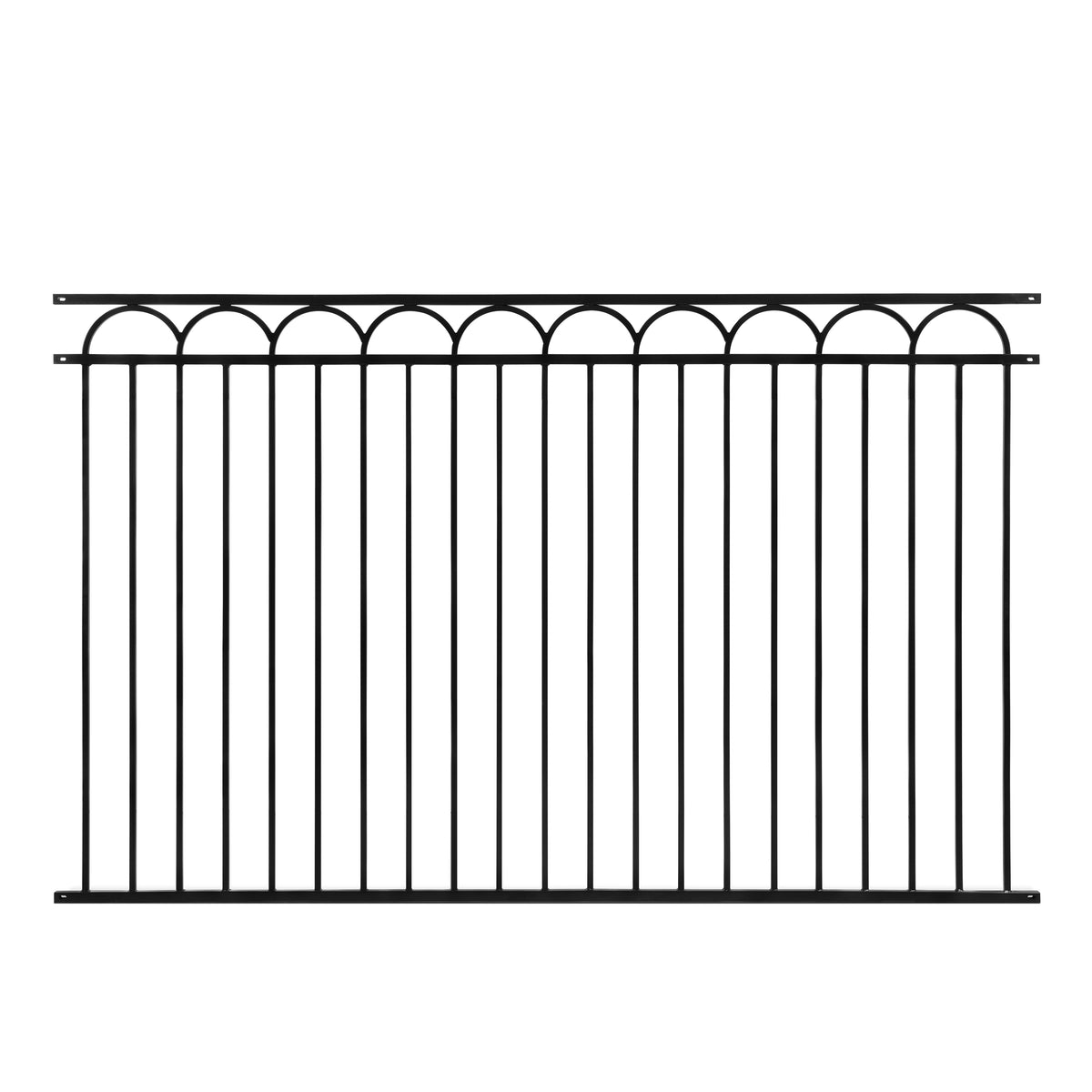 5FT Height X 8FT Width Heavy Duty Arc Fence Barrier Panel, Multiple Options