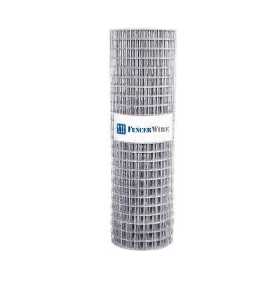 15 Gauge Galvanized Welded Wire 4 ft. x 100 ft. Mesh 2 inch x 2 inch