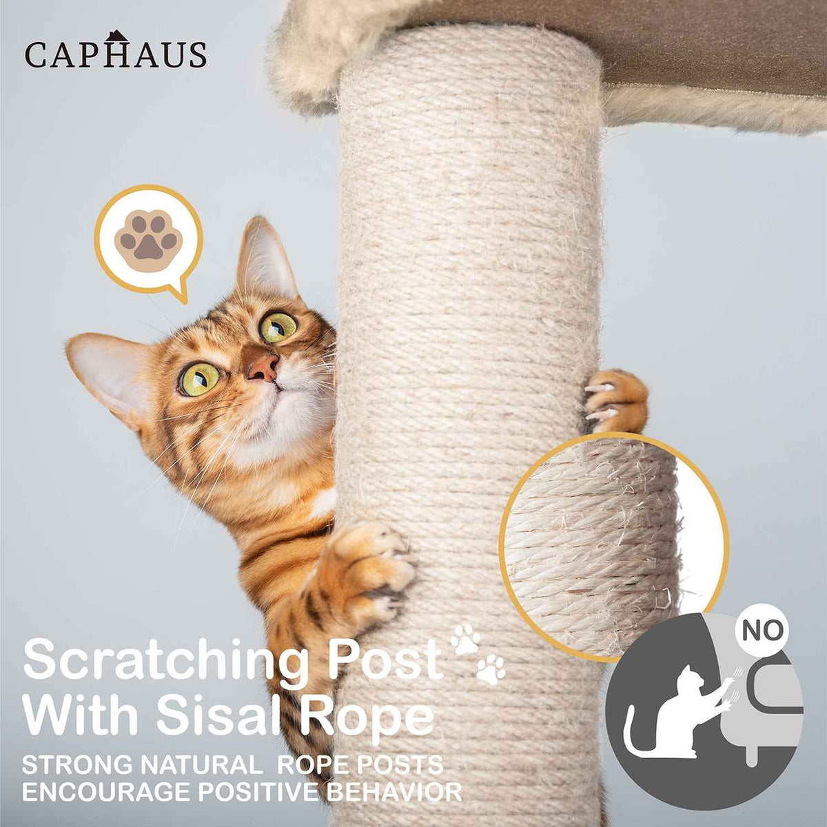 70 in. Beige Cat Tower for Indoor Cats, Multi-Level Cat Activity Tree with Scratching Posts, Basket, Cave Condo