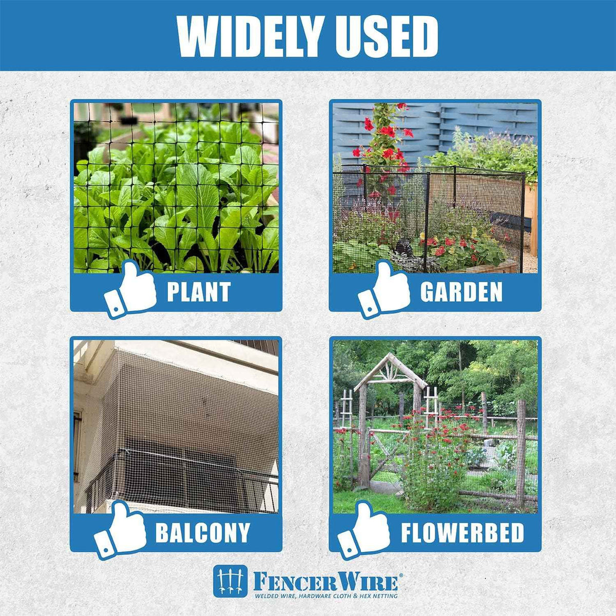 7 ft. x 100 ft. Garden & Plant Protective Netting with 3/4" Mesh