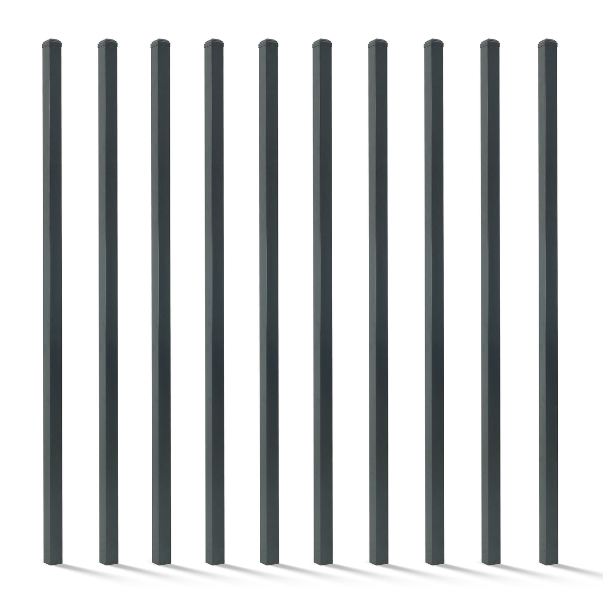 16 Gauge Heavy Duty 6FT Outdoor Steel Fencing Border Post, Multiple Options