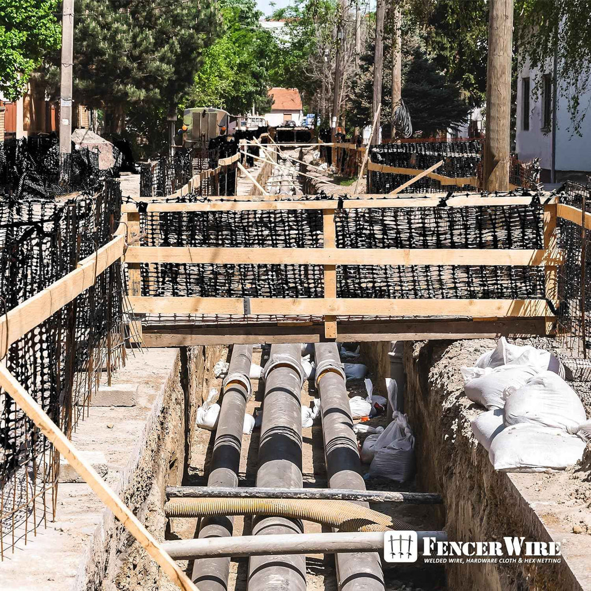 4 ft. x 100 ft. Black Plastic Fencing Roll for Construction Fencing, Pet Fencing and Event Fencing, 4 cm x 10 cm Mesh