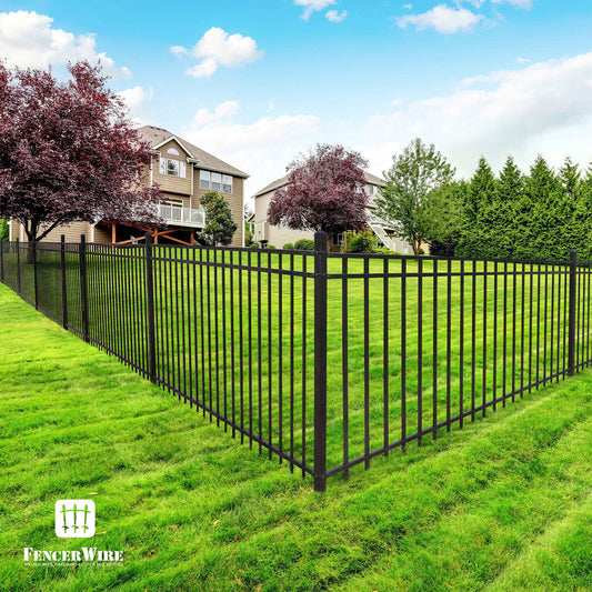 5FT Height X 5FT Width Heavy Duty Pinnacle Fence Gate with Lock Attachment, Multiple Options