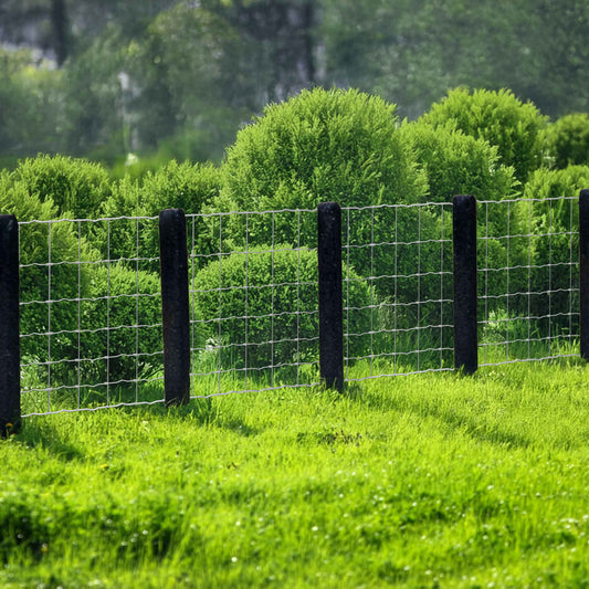 Cattle Panel, Hog Panel, Farm Fence, Galvanized Welded Wire Fence Roll, 15/13.5 Gauge, Graduated Mesh, Animal Barrier for Cattle, Deer, Goats, Multiple Size Options