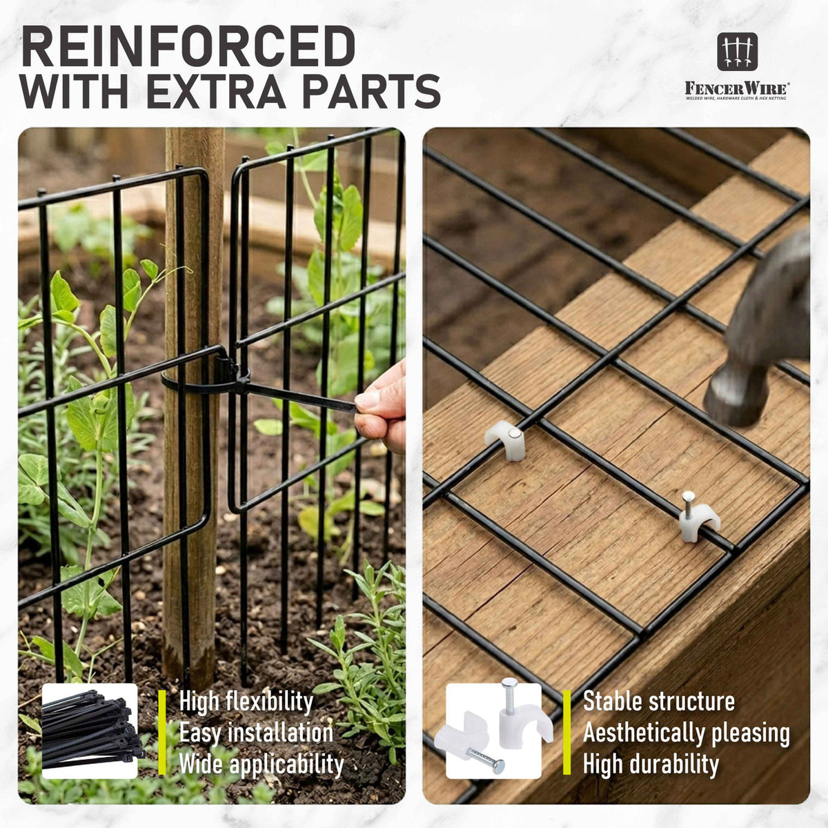 Garden Animal Barrier Fences, Outdoor Deterrent for Yard Patio, Anti Dig Pet Guard for Dogs, 16"H x 12"W No Digging Garden Panels, Under Fence Barrier with 1.5" Gap, Multiple Options