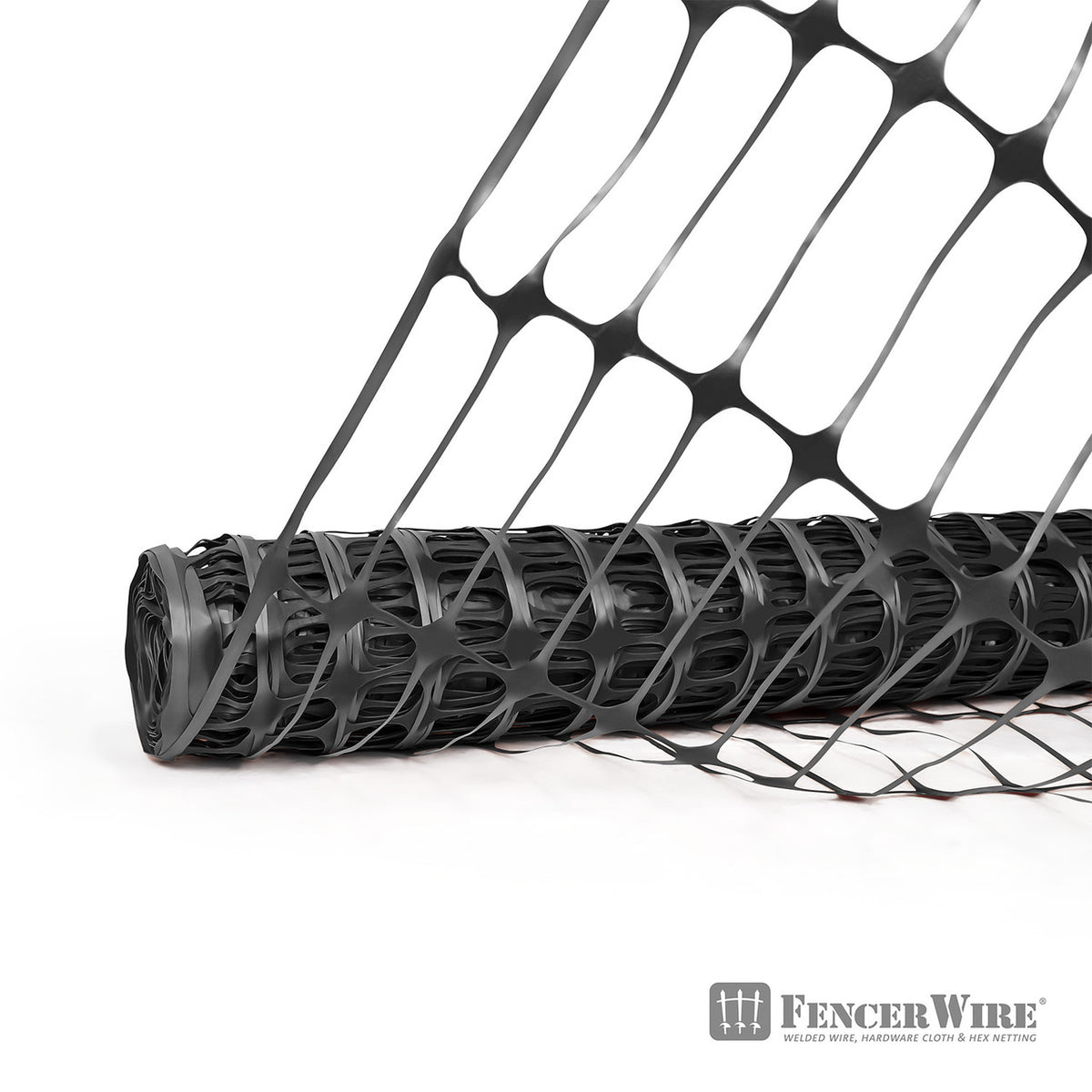 Rollo de cerca de plástico negro de 1.2 m x 30.5 m para cercas de construcción, cercas para mascotas y cercas para eventos, malla de 4 cm x 10 cm