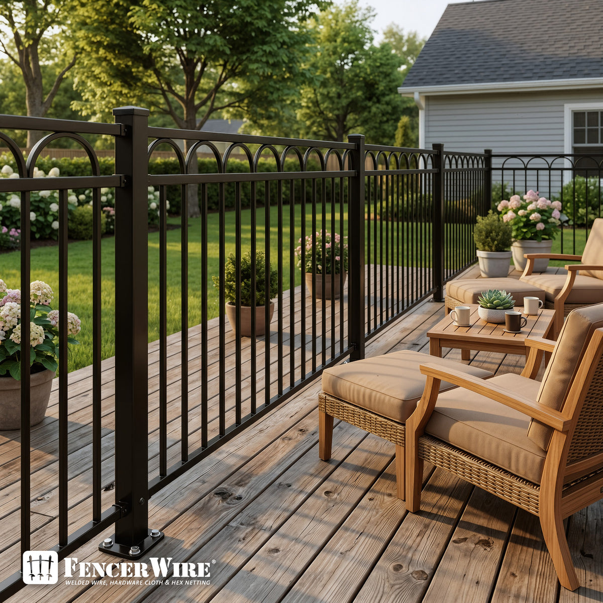 Heavy Duty Metal Fence Post Base, Multiple Options