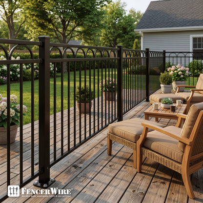 Heavy Duty Metal Fence Post Base, Multiple Options