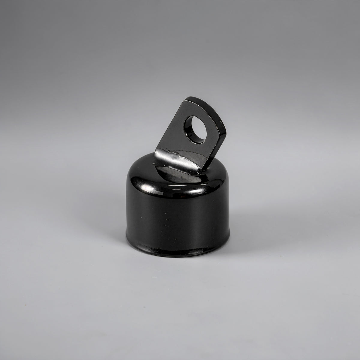 Terminal de Gradil Superior Preto de 1-5/8", Tampa de Terminal para Tubo com Diâmetro Externo de 1-5/8", Múltiplas Opções