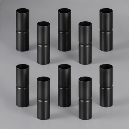 1-5/8" Black Heavy Duty Top Rail Sleeve, Chain Link Parts, Multi-options