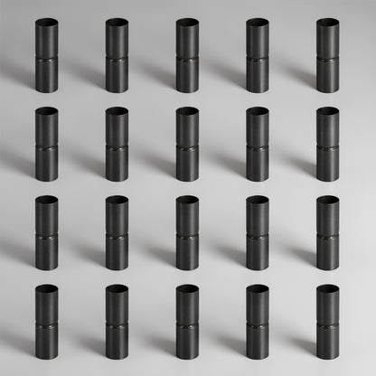 1-5/8" Black Heavy Duty Top Rail Sleeve, Chain Link Parts, Multi-options