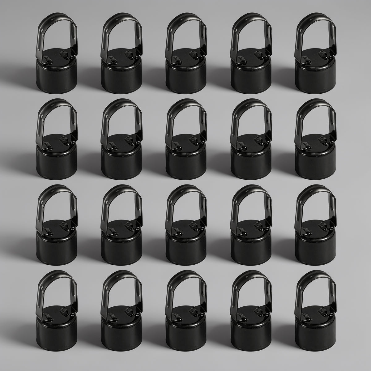 Black Galvanized Chain Link Fence Eye Top Rail Cap, Use for 1-7/8" Outside Diameter Post and 1-5/8" Top Rail, Multi-options