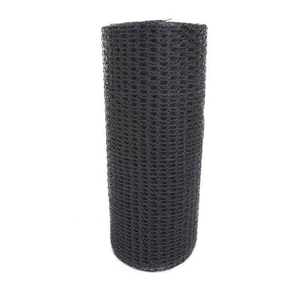 16 Gauge Black Vinyl Coated Hex / Poultry Netting Mesh 1.5" (3 ft. x 150 ft.)