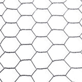 16 Gauge Black Vinyl Coated Hex / Poultry Netting Mesh 1.5" (3 ft. x 150 ft.)