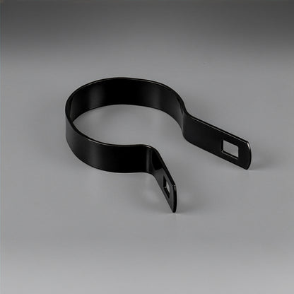 Black Galvanized Tension Band for 2-3/8" Outside Diameter Post with Bolt & Nut, Multi-options