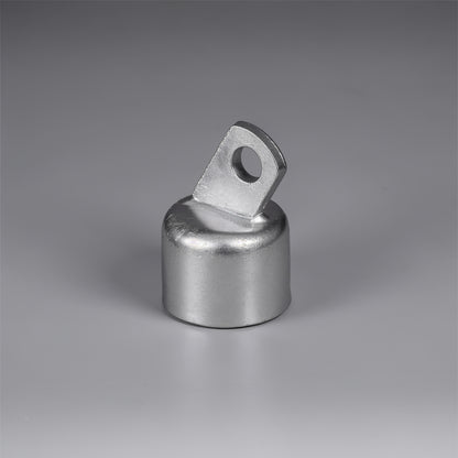 Terminal de Gradil Superior Galvanizado Prateado de 1-5/8", Tampa de Terminal de Gradil para Tubo com 1-5/8" de Diâmetro Externo, Múltiplas opções