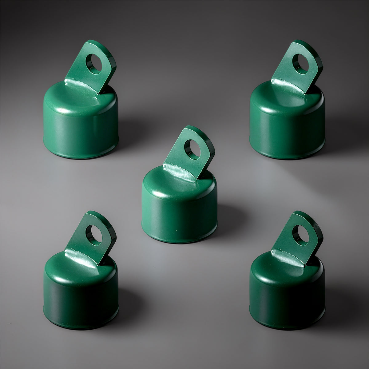 1-5/8" Green Top Rail End, Rail End Cap for 1-5/8" Outside Diameter Pipe, Multi-options