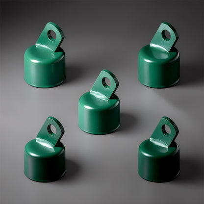 1-5/8" Green Top Rail End, Rail End Cap for 1-5/8" Outside Diameter Pipe, Multi-options