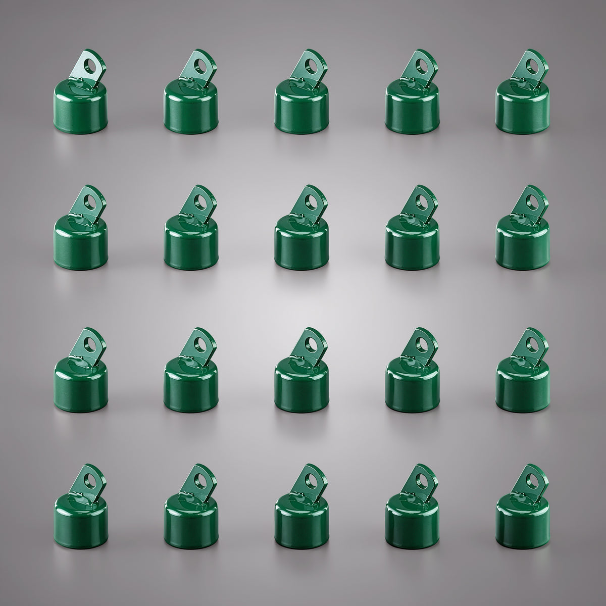 1-5/8" Green Top Rail End, Rail End Cap for 1-5/8" Outside Diameter Pipe, Multi-options