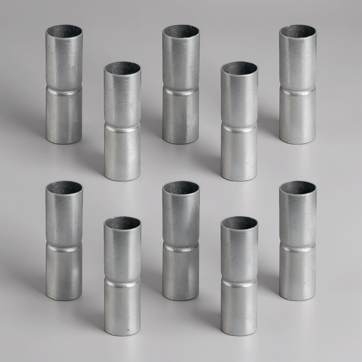 1-5/8" Silver Heavy Duty Top Rail Sleeve, Chain Link Parts, Multi-options