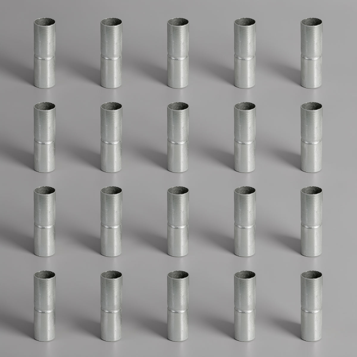 1-5/8" Silver Heavy Duty Top Rail Sleeve, Chain Link Parts, Multi-options