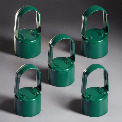 Green Galvanized Chain Link Fence Eye Top Rail Cap, Use for 1-7/8" Outside Diameter Post and 1-5/8" Top Rail, Multi-options