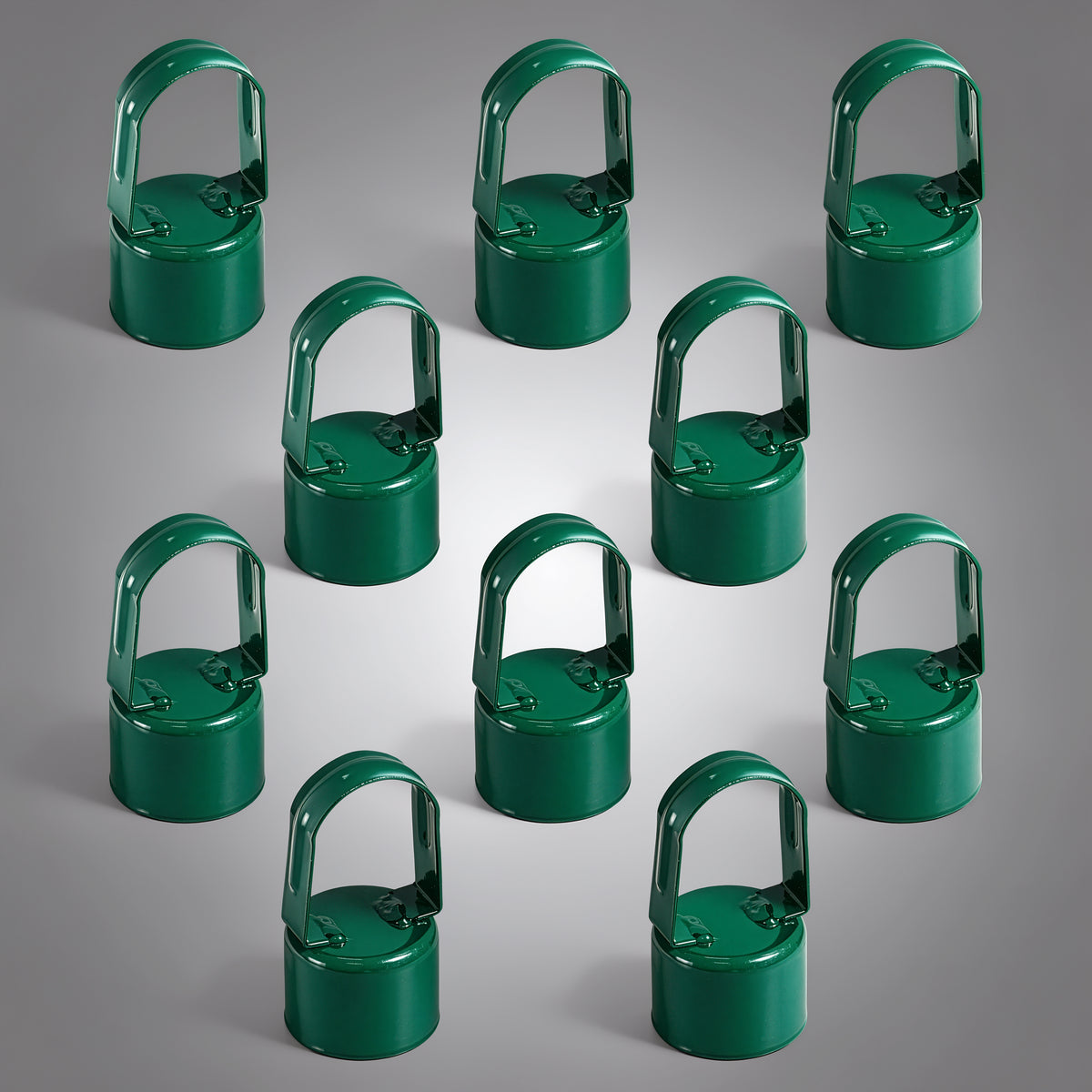 Green Galvanized Chain Link Fence Eye Top Rail Cap, Use for 1-7/8" Outside Diameter Post and 1-5/8" Top Rail, Multi-options