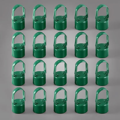 Green Galvanized Chain Link Fence Eye Top Rail Cap, Use for 1-7/8" Outside Diameter Post and 1-5/8" Top Rail, Multi-options