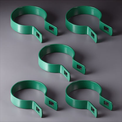 Green Galvanized Brace Band for 2-3/8" Outside Diameter Post with Bolt & Nut, Multi-options