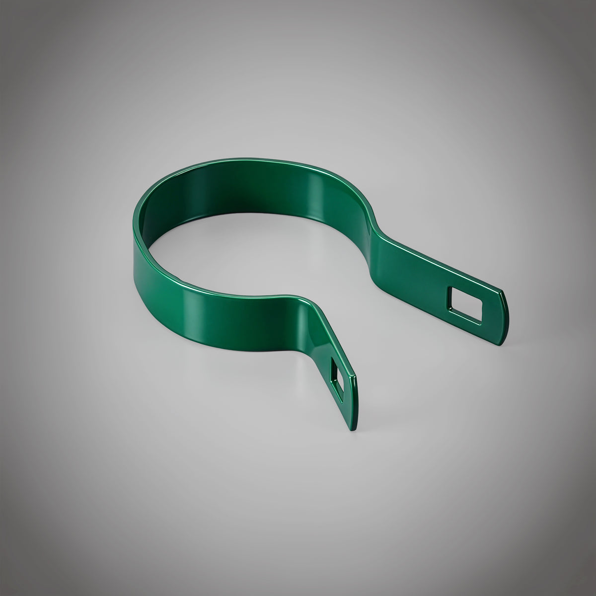 Green Galvanized Tension Band for 2-3/8" Outside Diameter Post with Bolt & Nut, Multi-options