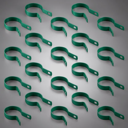 Green Galvanized Tension Band for 2-3/8" Outside Diameter Post with Bolt & Nut, Multi-options