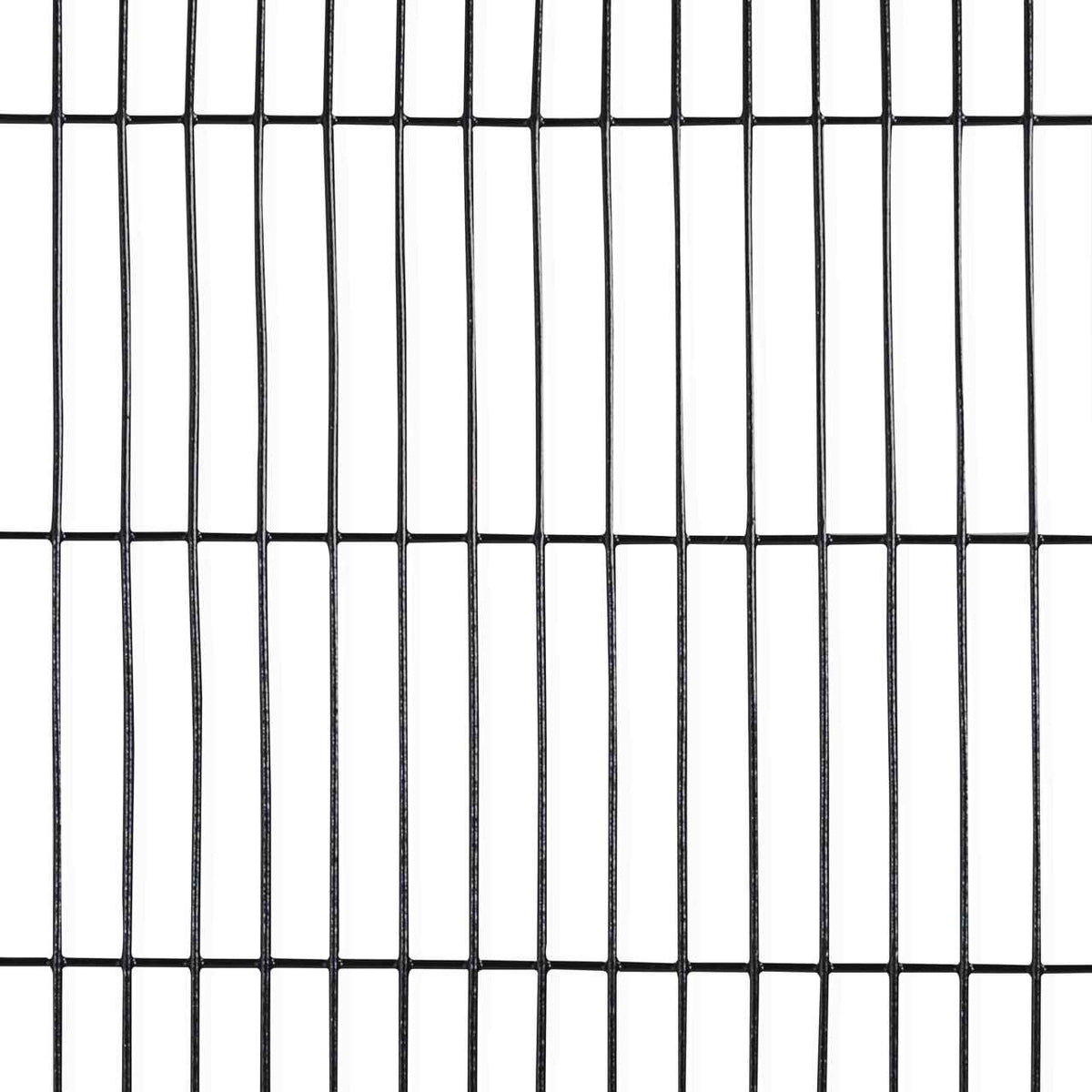 16 Gauge Black Vinyl Coated Welded Wire Mesh Size 0.5 inch by 3 inch (4 ft. x 50 ft.)