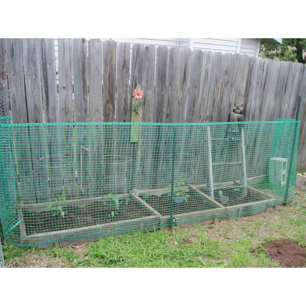 Green Diamond Plastic Poultry Netting 2 ft. x 25 ft. & 3/4" Diamond Mesh