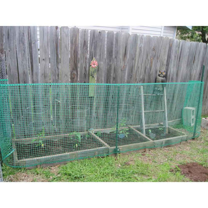 Green Diamond Plastic Poultry Netting 2 ft. x 25 ft. & 3/4" Diamond Mesh