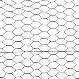 20 Gauge Black Vinyl Coated Poultry Hex Netting with 1 inch Mesh