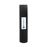 16 Gauge Black Vinyl Coated Welded Wire Mesh Size 0.5 inch by 3 inch (4 ft. x 50 ft.)
