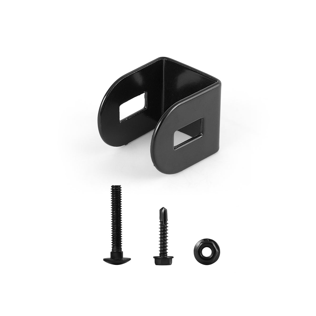Heavy Duty Steel Metal Post to Panel Connector for Garden Fence, Multiple Options