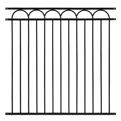 5FT Height X 5FT Width Heavy Duty Arc Fence Barrier Panel, Multiple Options
