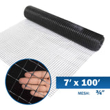 Fencer Wire Deer and Animal Fence Barrier Netting 7 ft. x 100 ft. with Mesh Size 3/4" (Heavy Duty)