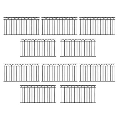 4FT Height X 8FT Width Heavy Duty Arc Fence Barrier Panel, Multiple Options