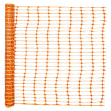 4 ft. x 100 ft. Orange Plastic Fencing Roll for Construction Fencing, Pet Fencing and Event Fencing, 4 cm x 10 cm Mesh