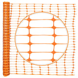 4 ft. x 100 ft. Orange Plastic Fencing Roll for Construction Fencing, Pet Fencing and Event Fencing, 4 cm x 10 cm Mesh