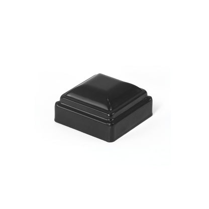 Heavy Duty Metal Fence Pyramid Post Cap for 2" x 2" Square Posts, Multiple Options