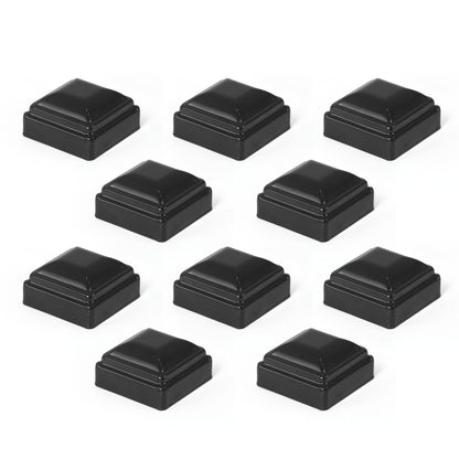 Heavy Duty Metal Fence Pyramid Post Cap for 2" x 2" Square Posts, Multiple Options