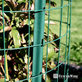 16 Gauge Green Vinyl Coated Welded Wire Mesh Size 2 inch by 3 inch