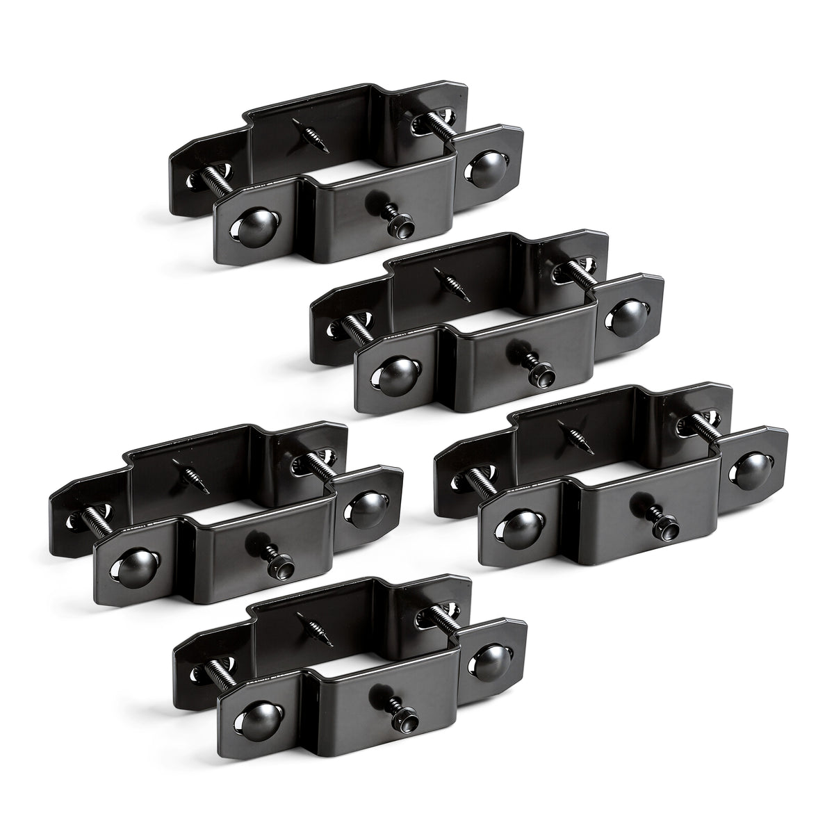 Heavy Duty Panel Line Brackets for Metal Steel Posts, Multiple Options
