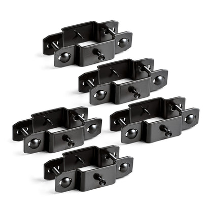 Heavy Duty Panel Line Brackets for Metal Steel Posts, Multiple Options
