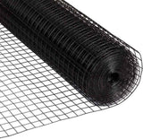 16 Gauge Black Vinyl Coated Welded Wire Mesh Size 1.5 inch by 1.5 inch